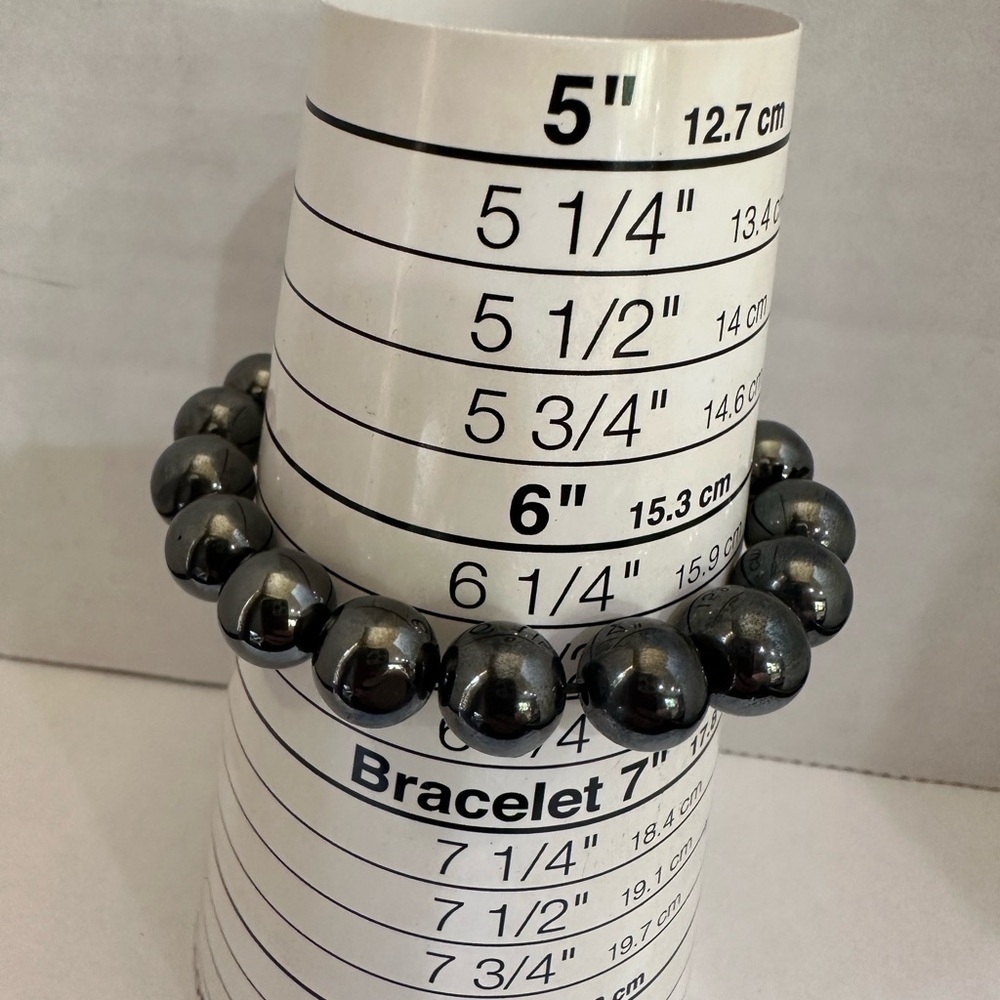 Magnetite stretch bracelet